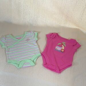 Garanimals Striped and Pink Kids One Pieces Preemie